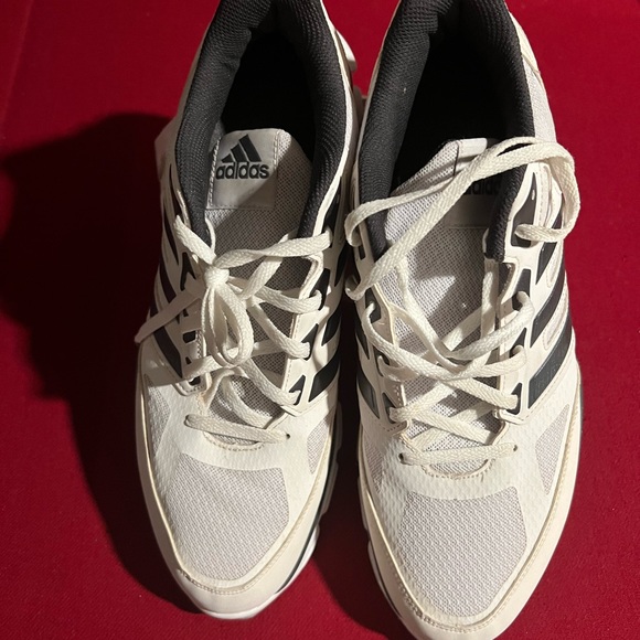 adidas Shoes Adidas Mens Size 15 White And Black Running Shoes Poshmark